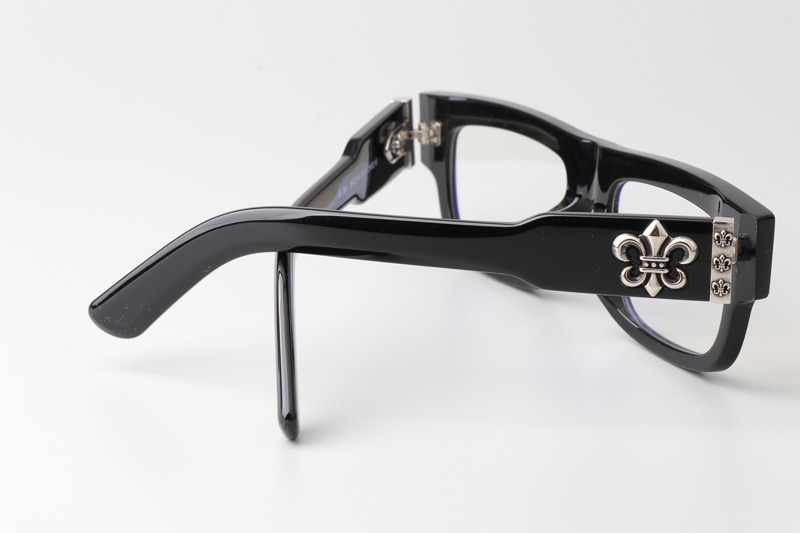 CH8216 Eyeglasses Black Silver