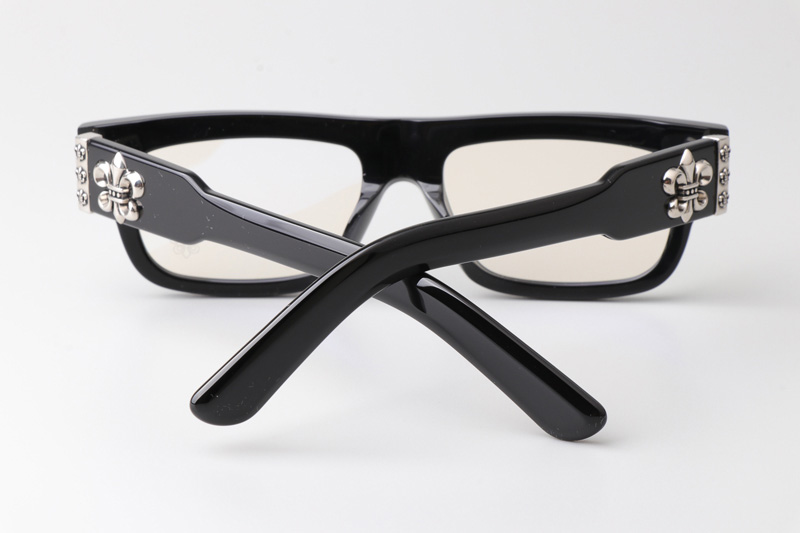 CH8216 Eyeglasses Black Silver