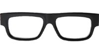 CH8216 Eyeglasses Black Silver