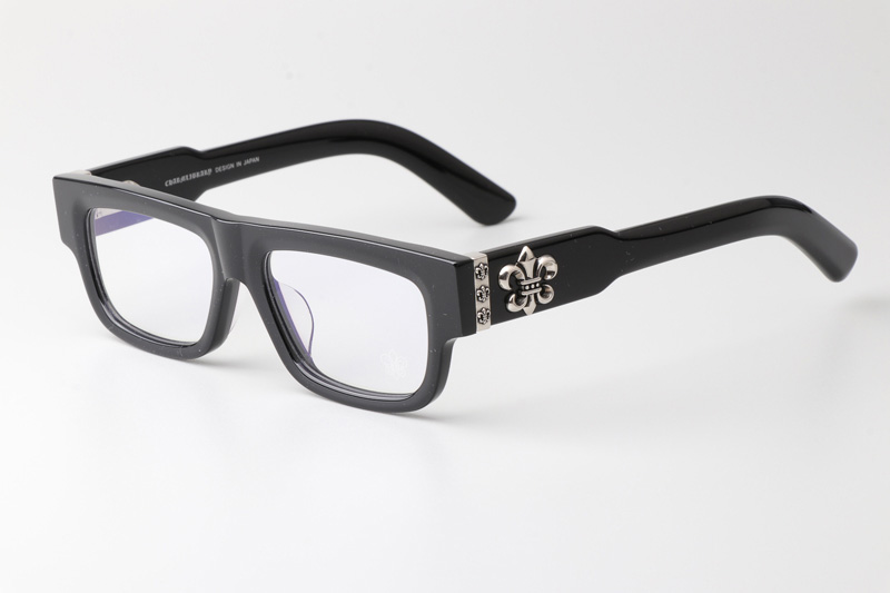 CH8216 Eyeglasses Black Silver