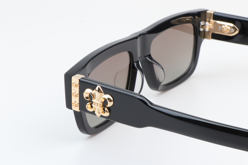 CH8216 Sunglasses Black Gold Gradient Brown