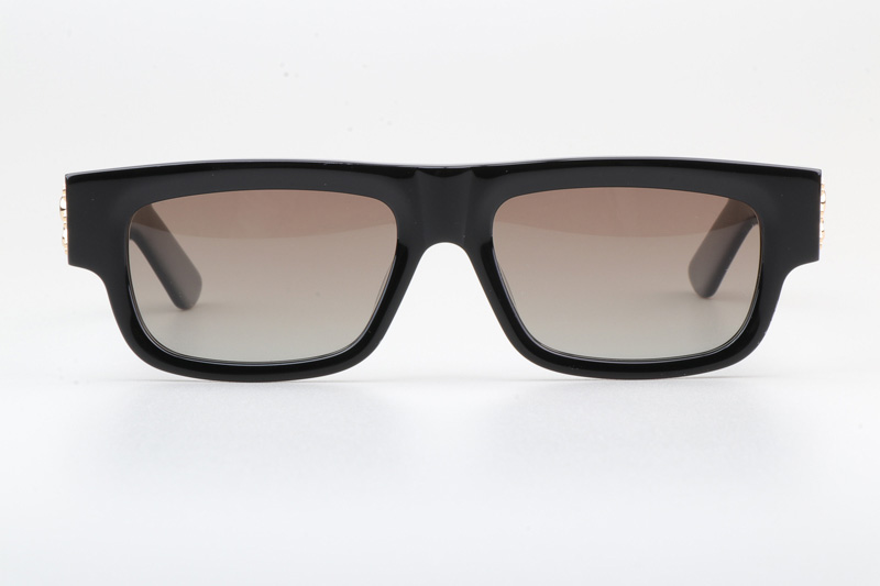 CH8216 Sunglasses Black Gold Gradient Brown