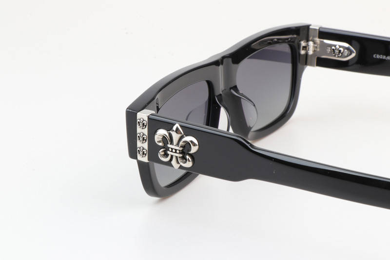 CH8216 Sunglasses Black Silver Gradient Gray