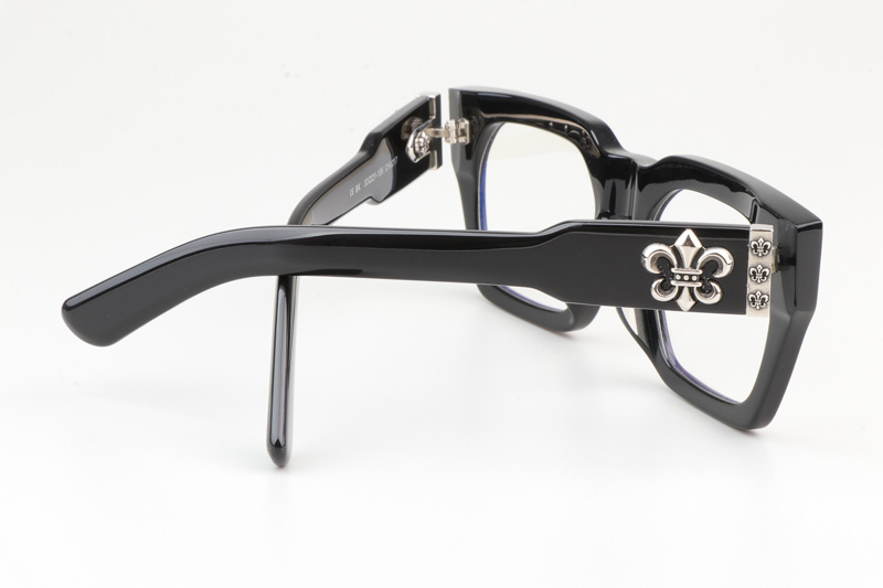 CH8217 Eyeglasses Black Silver