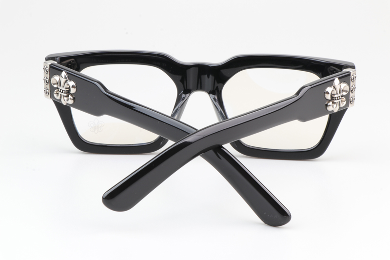 CH8217 Eyeglasses Black Silver