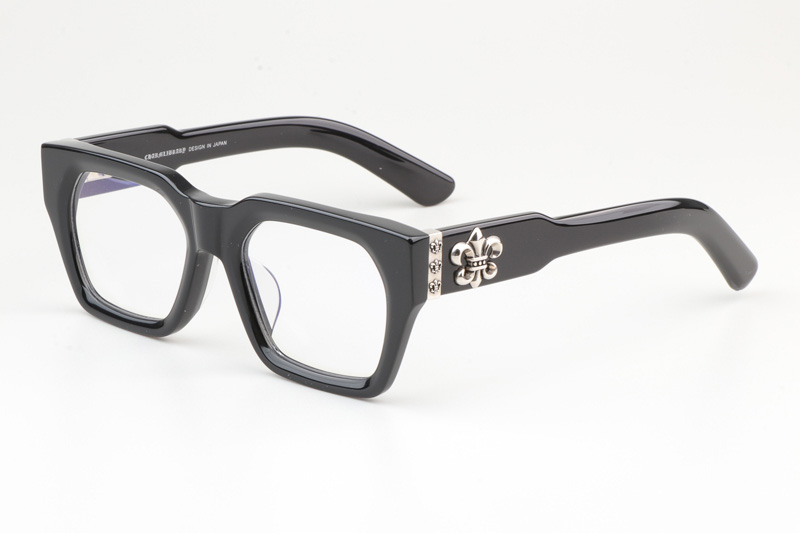 CH8217 Eyeglasses Black Silver