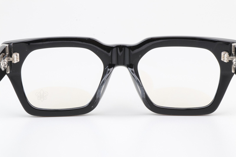 CH8217 Eyeglasses Black Silver