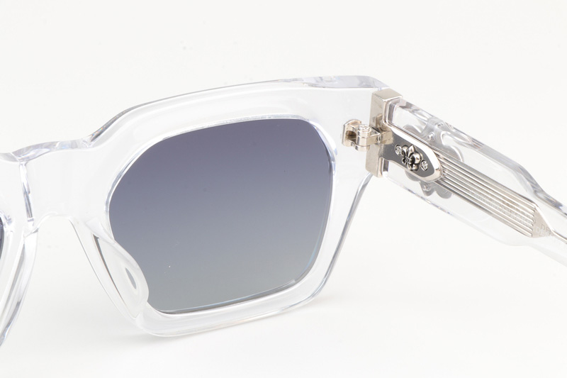 CH8217 Polarized Sunglasses Clear Gradient Gray