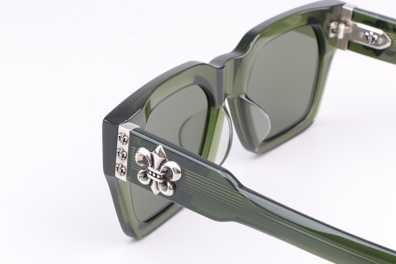 CH8217 Polarized Sunglasses Green Gray