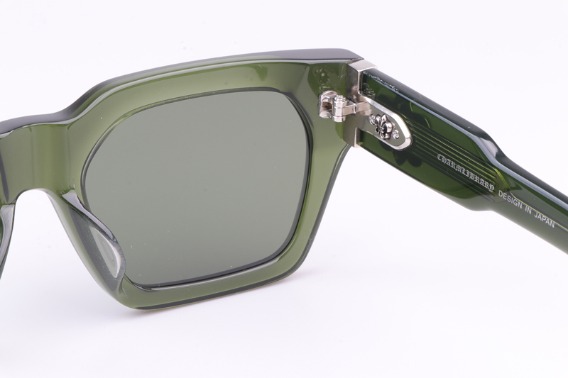 CH8217 Polarized Sunglasses Green Gray