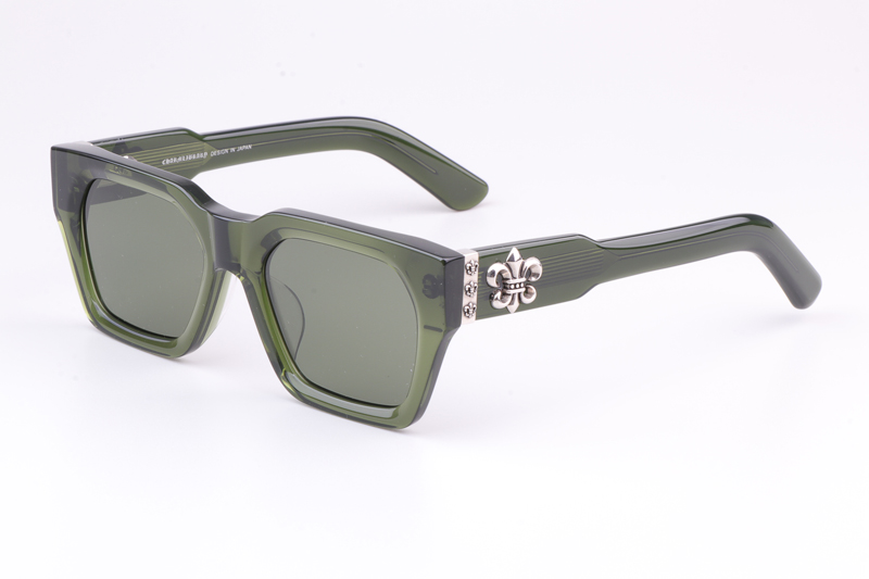 CH8217 Polarized Sunglasses Green Gray