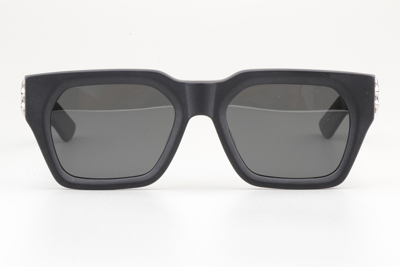 CH8217 Polarized Sunglasses Matte Black Gray