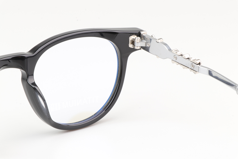 CH8219 Eyeglasses Black Silver