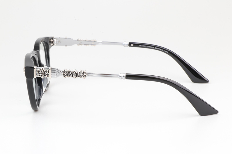 CH8219 Eyeglasses Black Silver