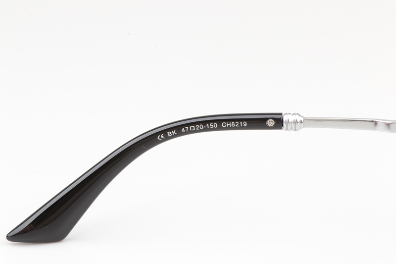 CH8219 Eyeglasses Black Silver