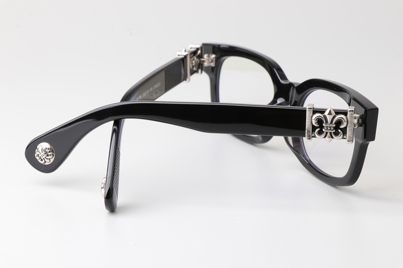 CH8233 Eyeglasses Black Silver