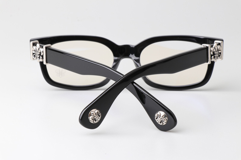 CH8233 Eyeglasses Black Silver