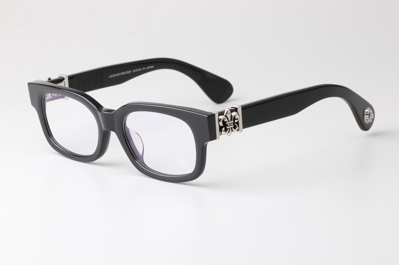 CH8233 Eyeglasses Black Silver