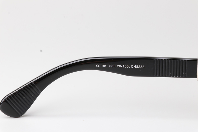 CH8233 Eyeglasses Black Silver