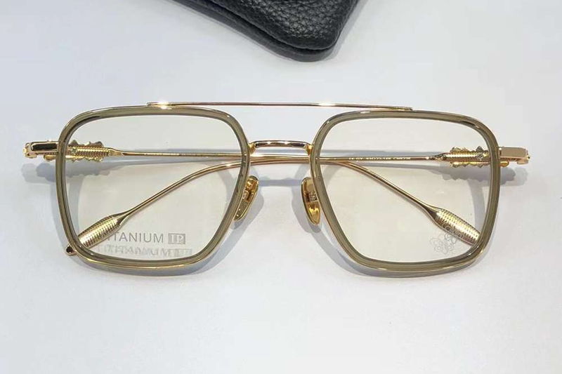 CH8236 Eyeglasses Brown Gold