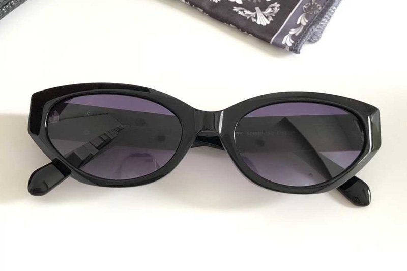 CH8295 Sunglasses Black Gold Gradient Gray