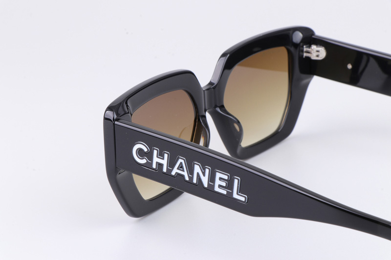 CH8912S Sunglasses Black Gradient Brown