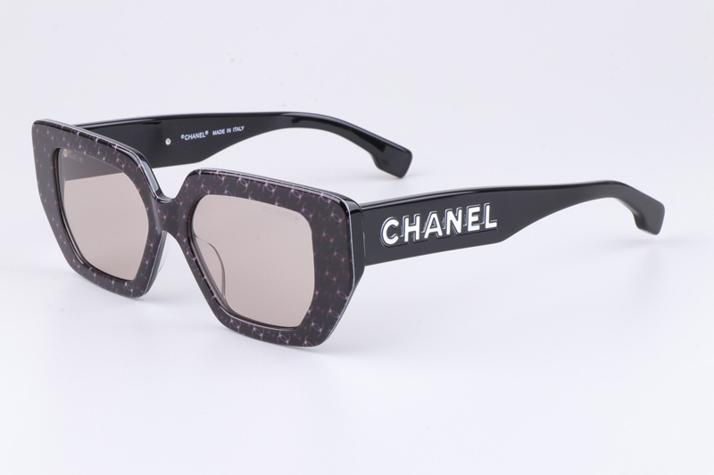 CH8912S Sunglasses Purple Black Light Brown