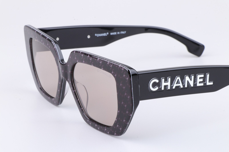 CH8912S Sunglasses Purple Black Light Brown