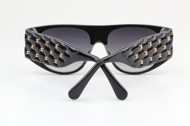 CH9101 Sunglasses Black Gradient Gray