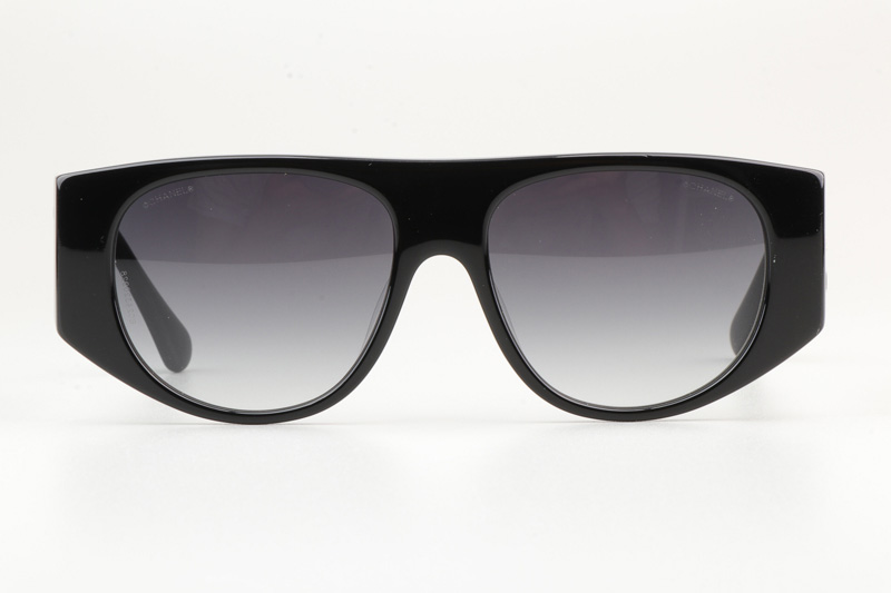 CH9101 Sunglasses Black Gradient Gray