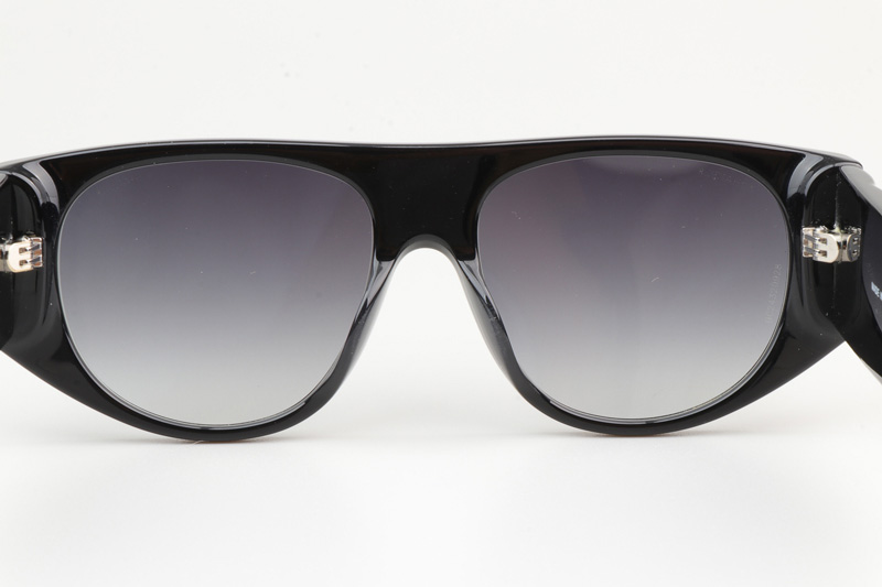 CH9101 Sunglasses Black Gradient Gray