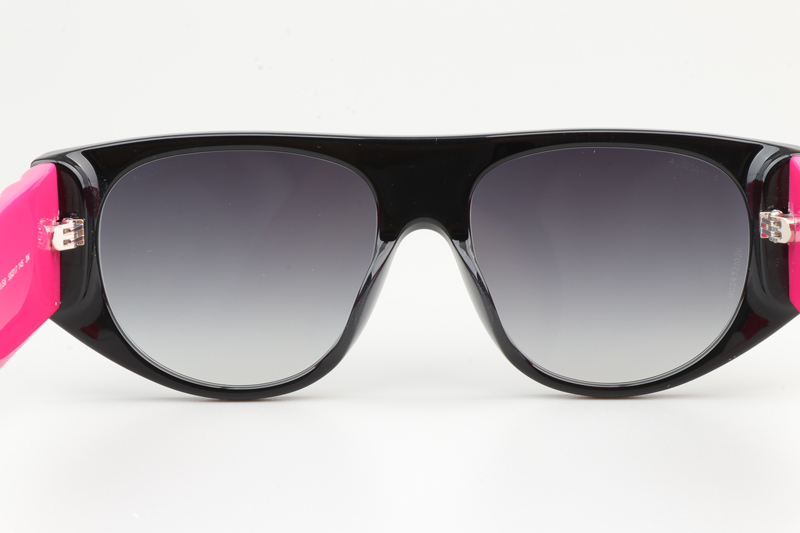 CH9101 Sunglasses Black Red Gradient Gray