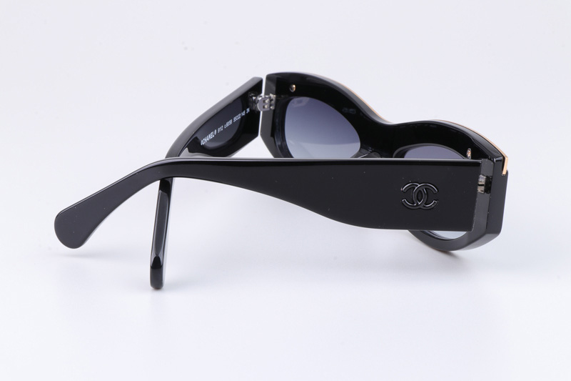 CH9112 Sunglasses Black Gradient Gray