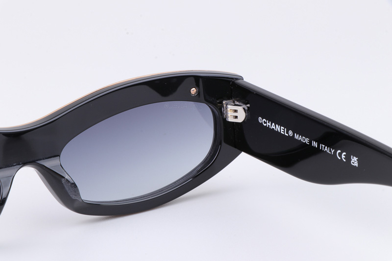 CH9112 Sunglasses Black Gradient Gray