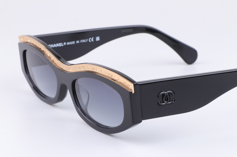 CH9112 Sunglasses Black Gradient Gray