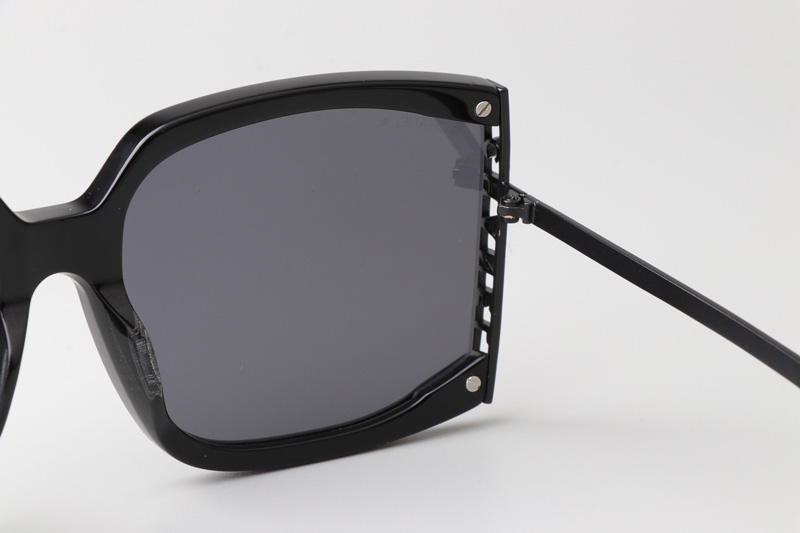 CH9122 Sunglasses Black Gray