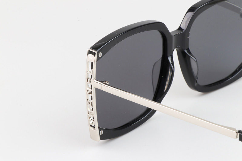 CH9122 Sunglasses Black Silver Gray