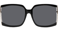 CH9122 Sunglasses Black Silver Gray