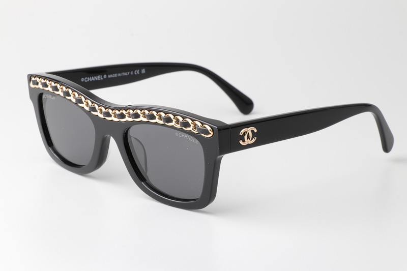 CH9143 Sunglasses Black Gray