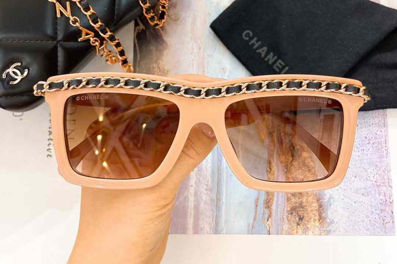 CH9144 Sunglasses Cream Gradient Brown