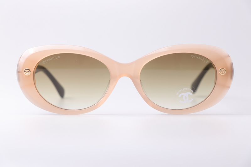 CH9178 Sunglasses Cream Black Gradient Brown