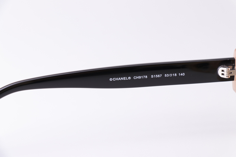 CH9178 Sunglasses Cream Black Gradient Brown