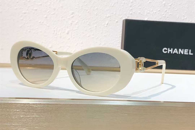 CH9179 Sunglasses White Gradient Gray