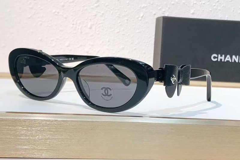 CH9181Q Sunglasses Black Gray