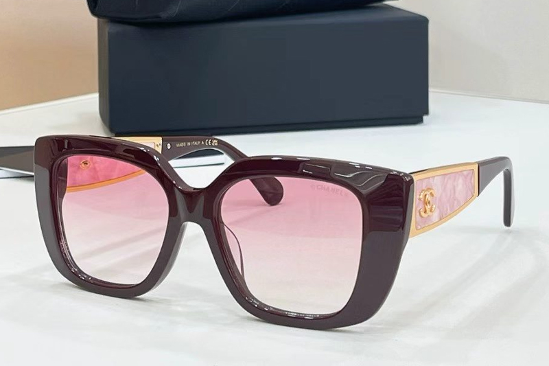 CH9187Q Sunglasses Red Gradient Pink