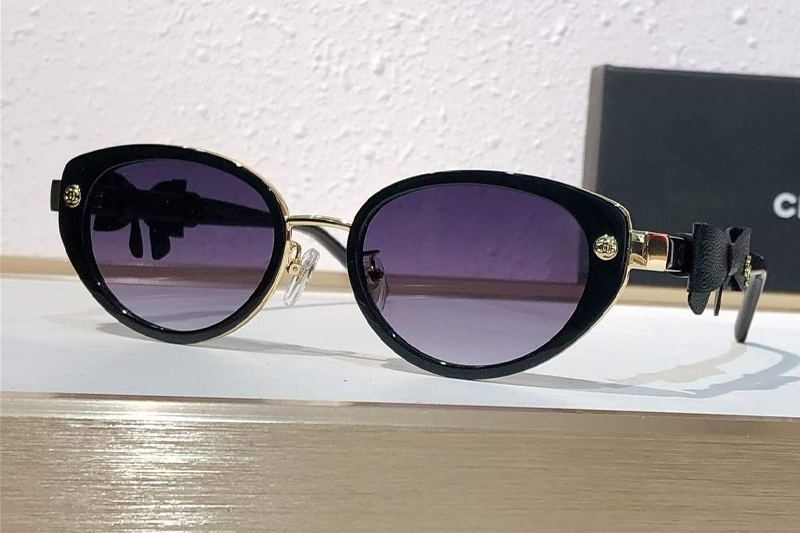 CH9188 Sunglasses Black Gradient Gray