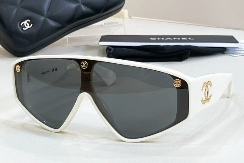 CH9205 Sunglasses White Gray