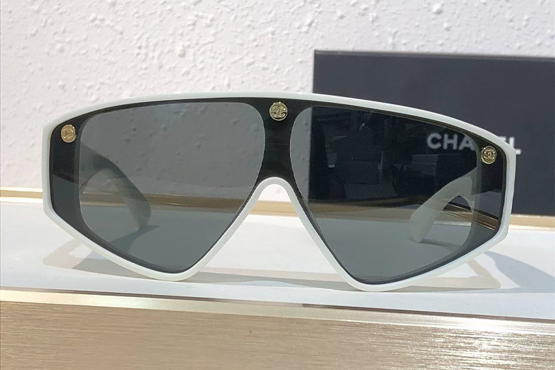 CH9205 Sunglasses White Gray