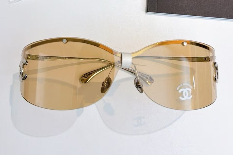 CH9582 Sunglasses Silver Light Brown