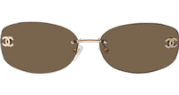 CHA71559 Sunglasses Gold Brown